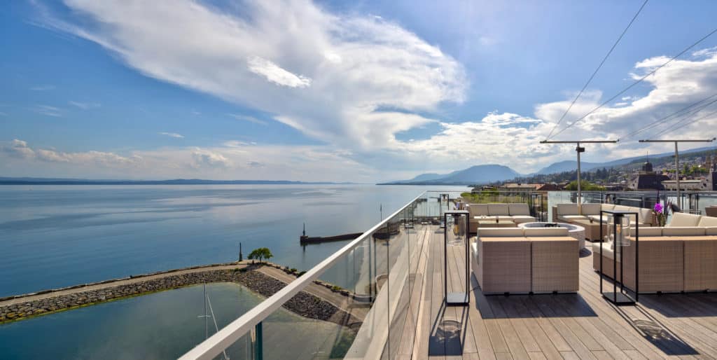 Waves Rooftop Hôtel Beaulac Neuchâtel 10