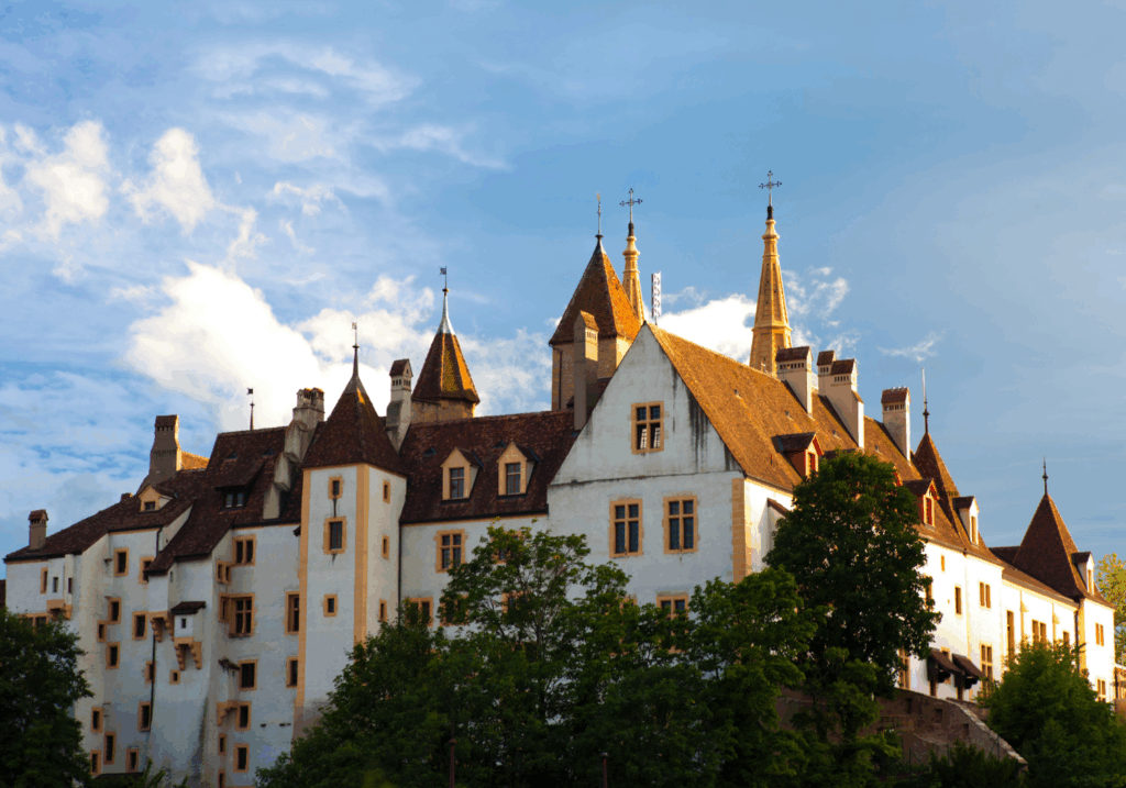 Château de Neuchâtel Neuchâtel's Castle Schloss Neuenburg (Schweiz)